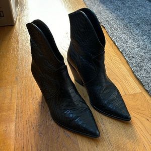 Anine Bing croc booties